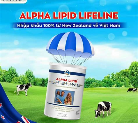 Alpha lipid chính hãng Sữa Non New Zealand Alpha Lipid Lifeline Hộp