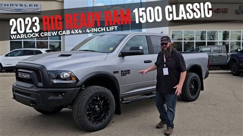 New 2023 Rig Ready Ram 1500 Classic Warlock Crew Cab 4x4 Sport Hood