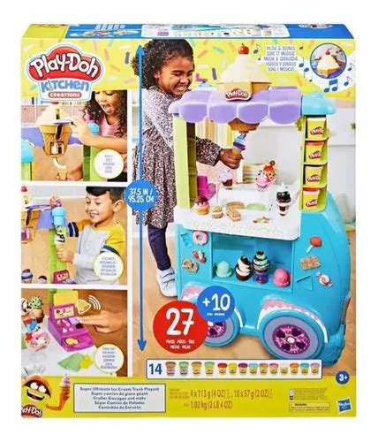 Play doh Camión De Helados Con 12 Masas accesorios Envío gratis