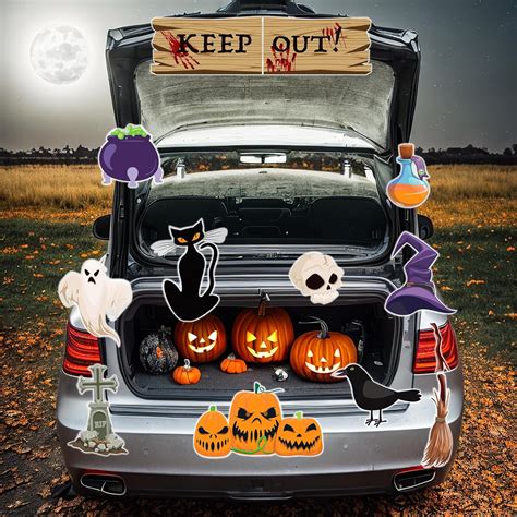 Amazon.com: FUN LITTLE TOYS Halloween Trunk or Treat Car Decorations
