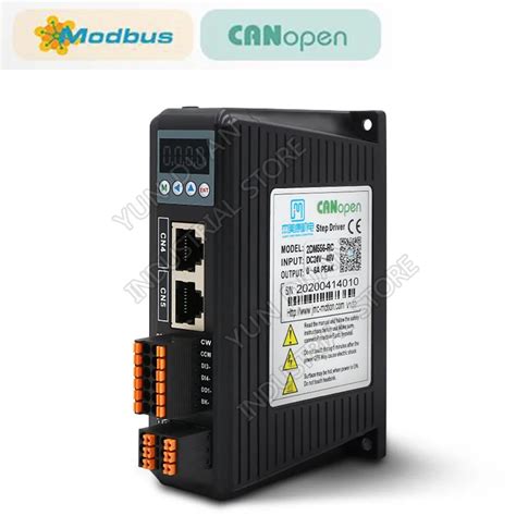 Digital Display Hybrid Canopen Modbus Rtu Rs485 Rj45 Dc Stepper Driver