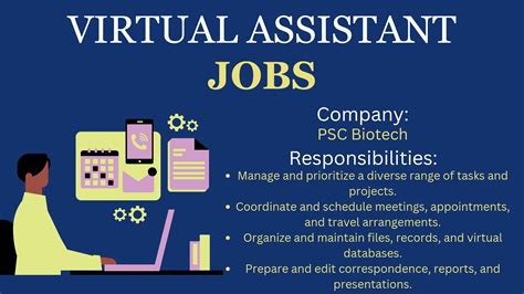 Virtual Assistant Psc Biotech Wibblex Jobs