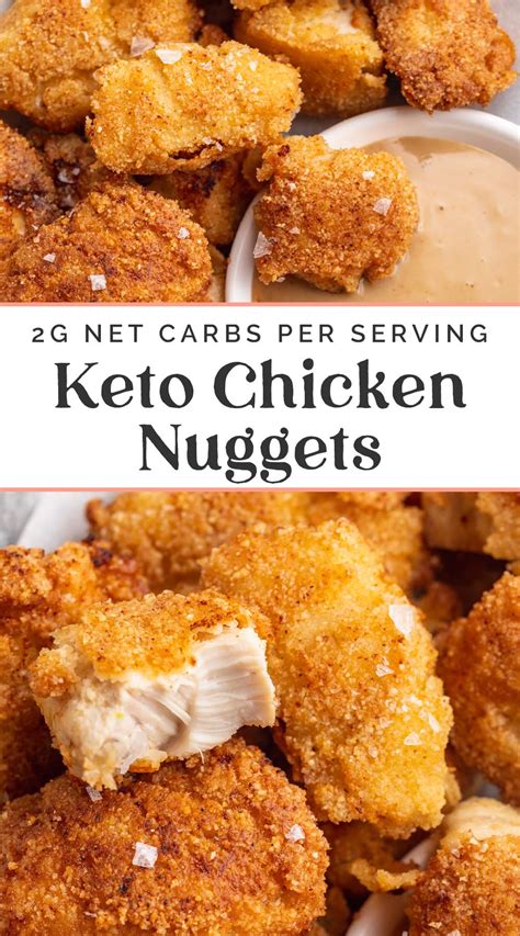 Keto Chicken Nuggets With Keto Honey Mustard Sauce 40 Aprons