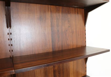 Rosewood Wall System By Poul Cadovius For CADO