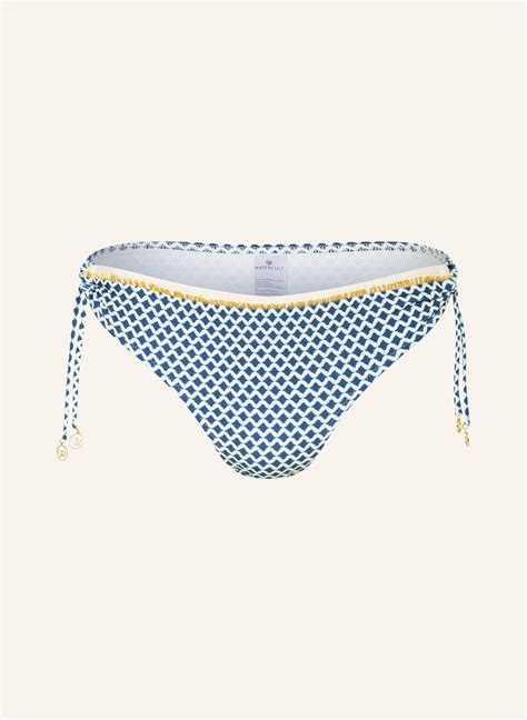 Watercult Triangel Bikini Hose Nautic Call In Dunkelblau Creme