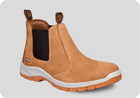 Jcb Chelsea Tan Nubuck Jcb Workwear Jcb Safety Footwear