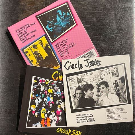 Circle Jerks Cd Group Sex Deluxe Box Revolution