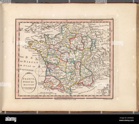 France Divided Into Military Governments 1798 1804 Cartographic