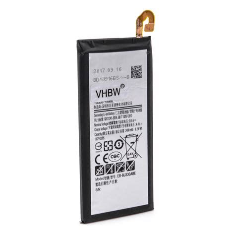 Vhbw Batterie Remplacement Pour Samsung Eb Bj Abe Pour Smartphone