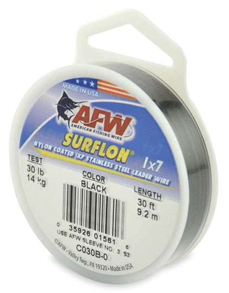 American Fishing Wire Surflon X Nylon Coated Leader Tackledirect