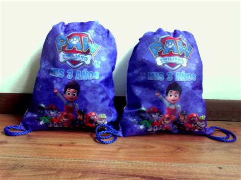 Bolsa Para Dulces Morralito Dulcero Paw Patrol 25 X 30 Cm Contacto