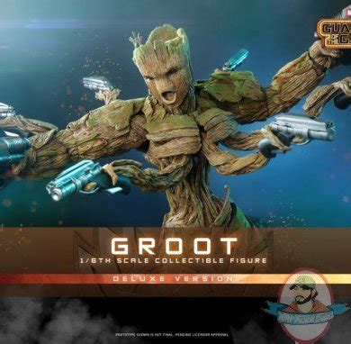 Guardians Of The Galaxy Vol Groot Deluxe Figure Hot Toys Man Of Action Figures