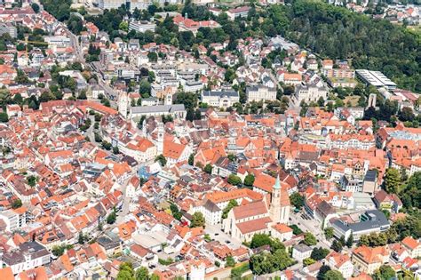 Luftaufnahme Ravensburg Altstadtbereich Und Innenstadtzentrum In