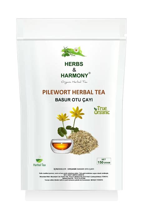 Herbs Harmony Pilewort Herbal Tea Otu Bitki Ay Gram Fiyat