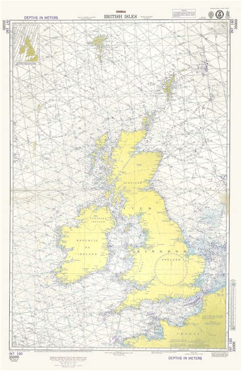 British Isles Nautical Chart - 1915 – HullSpeed Designs