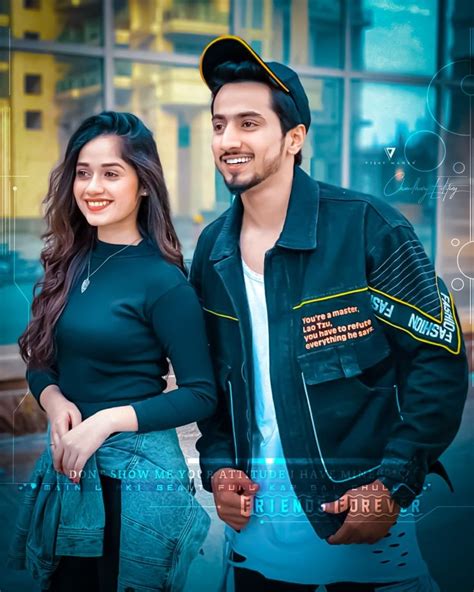 Jannat Zubair And Faisu Color Effect Fb Dpchaudharyinc Fb Dp Couples Images Couples