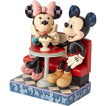 Enesco Disney Traditions By Jim Shore Mickey And Minnie Mouse Happy