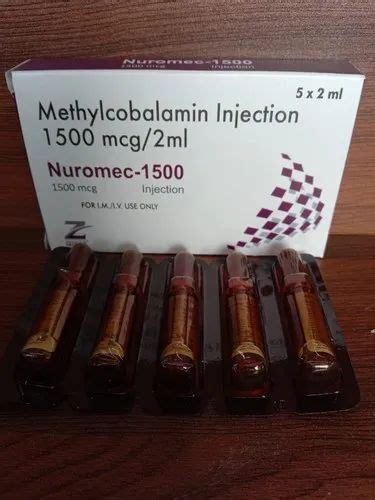 Nuromec Methylcobalamin Injection Mcg Ml At Rs Piece In