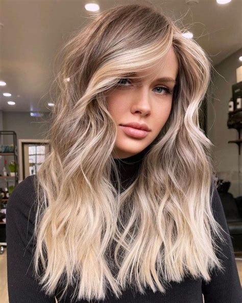 Copper Blonde Hair Color Pale Blonde Hair Balayage Hair Blonde