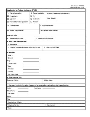 Fillable Online Fs Usda Application For Financial Assistance Sf Form