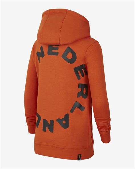 Nederland Club Fleece Hoodie Met Rits Voor Kids Nike Nl