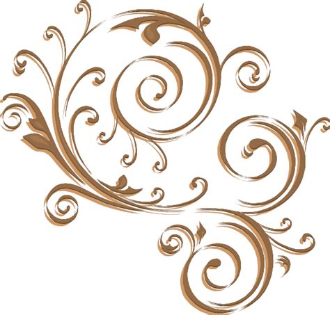 New Golden Vector Swirl Pictures Png Transparent Background X Px