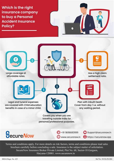 Right Insurer For Group Personal Accident Infographic Securenow