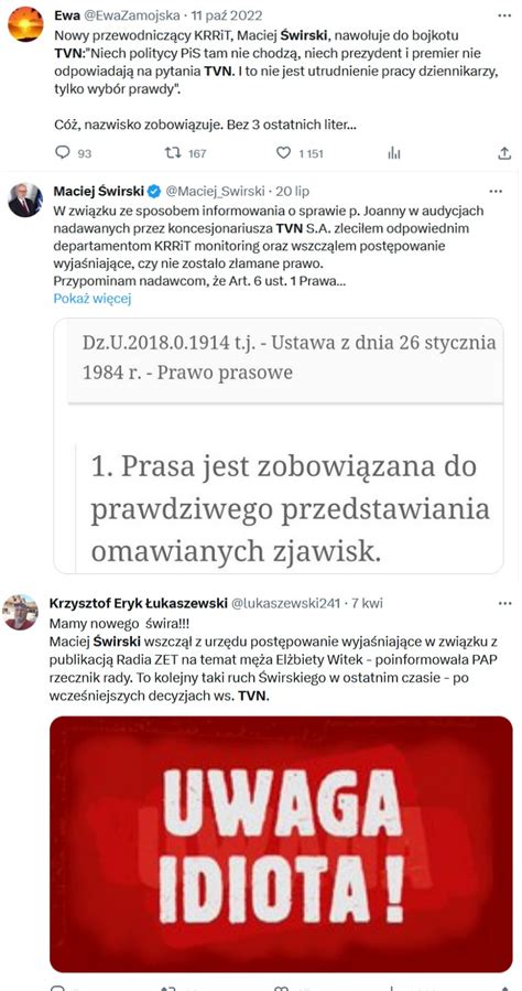 Skargi Do Krrit Na Debat W Tvp Dotycz Pyta I Zachowania Rachonia