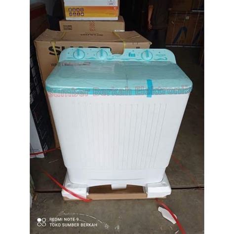 Mesin Cuci Polytron 2 Tabung 8 Kg 220watt PWM 8076 Garansi Resmi 8kg