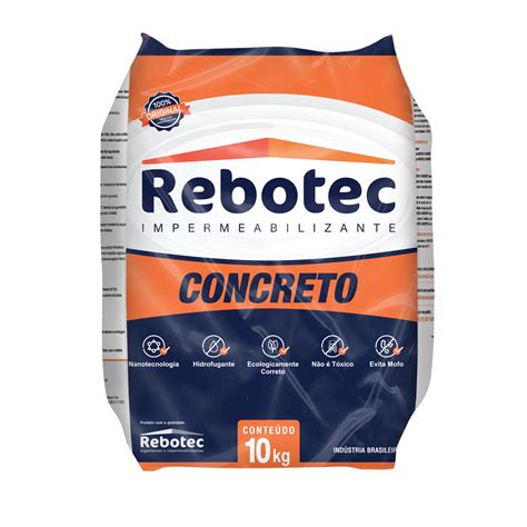 Rebotec Concreto 10 kg Impermeabilizante específico para CONCRETOS