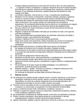 Reglamento Interno De Disciplina Y Convivencia Del Colegio Pdf