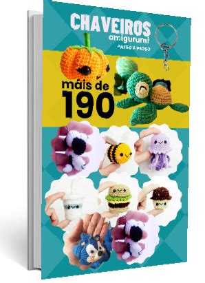 Pack Llaveros Amigurumi Chaveiros Amigurumi Emerson Alves Hotmart