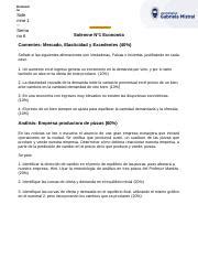 Solemne 1 Economía 1 docx Econom ía Sole mne 1 Sema na 6 Solemne