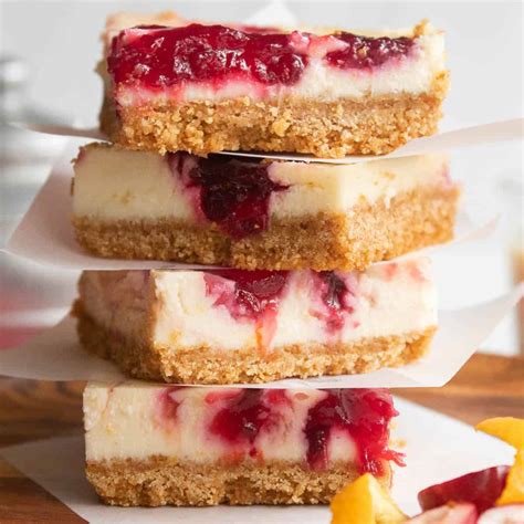 Recipes Cheesecake Cranberry Bars