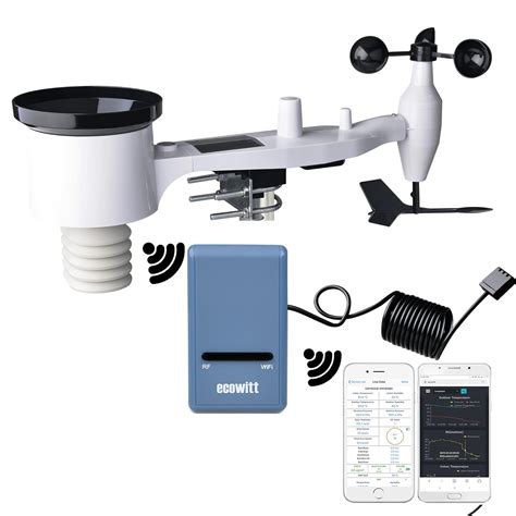 Ecowitt Weather Stations In Outdoor Sensor Array Wireless Weather