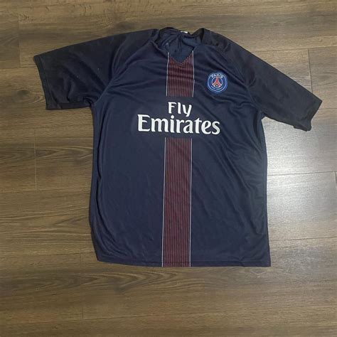 Paris Saint Germain Jersey Size L Number... - Depop