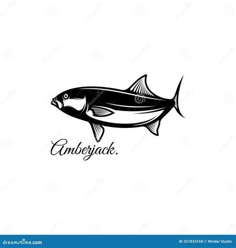 Yellowtail Kingfish Neon Icon Simple Thin Line Outline Vector Of Fish