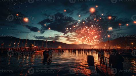 Night Lights - Labor Day Fireworks Spectacle. Generative AI 26808627 Stock Photo at Vecteezy