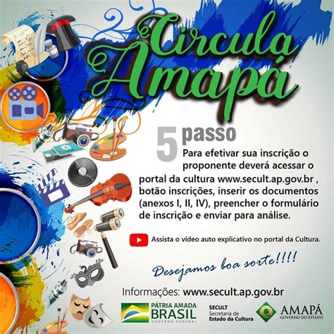 Edital Circula Amapá da Secult AP artistas e produtores culturais