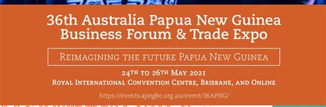 Outcome Statement For The 36th APNG Business Forum Australia Pacific