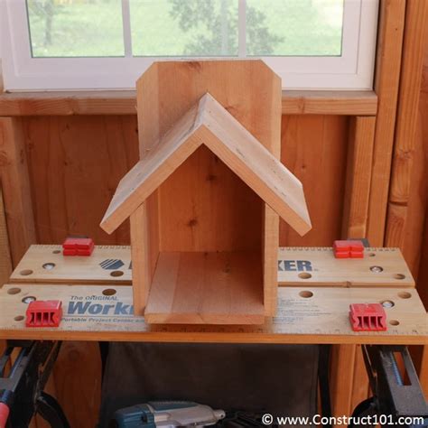 Diy Cardinal Nesting Shelter Bird House Plans Etsy