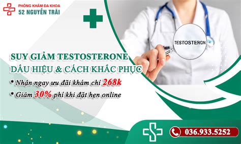 Nam Giới Bị Suy Giảm Testosterone Phải Làm Sao Dấu Hiệu Và Cách Khắc Phục Phòng Khám Đa Khoa