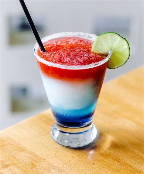 4 Places Serving Red White And Blue Margaritas For Fourth Of July Blue Margarita Blue