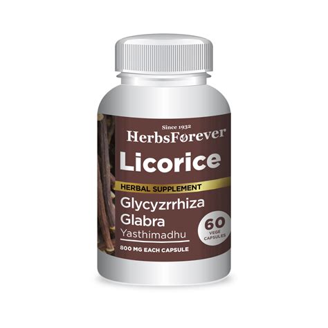 Licorice Capsules - HerbsForever