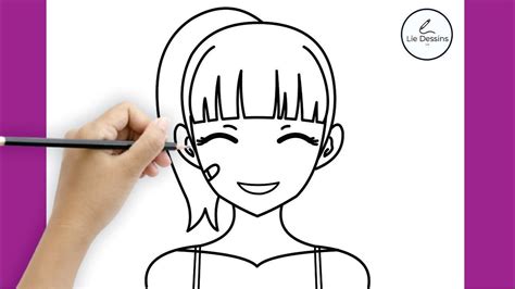 Comment Dessiner Une Fille Belle Et Facile Youtube