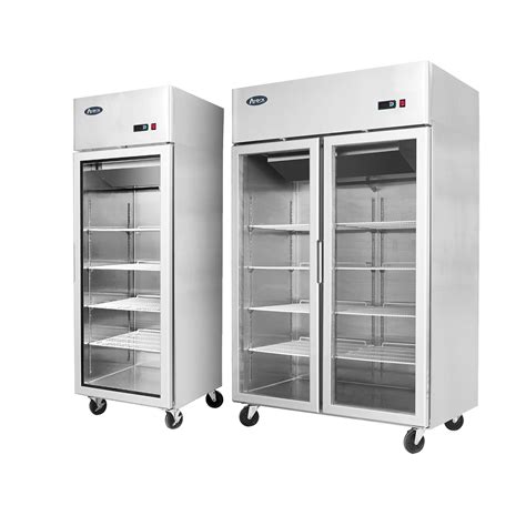 Atosa Mcf Series Glass Door Upright Commercial Fridges D850mm