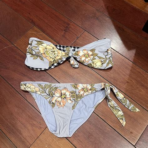 Pac Sun Oneill Flower Bikini Too Is Reversible Depop