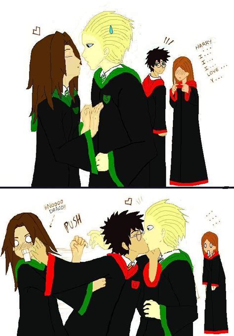 Go Harry! :P - Harry and Draco Fan Art (31148061) - Fanpop