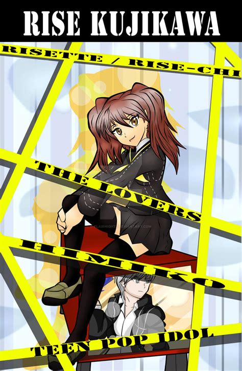 P4 Fan Art - Rise Kujikawa by FlairNightz on DeviantArt