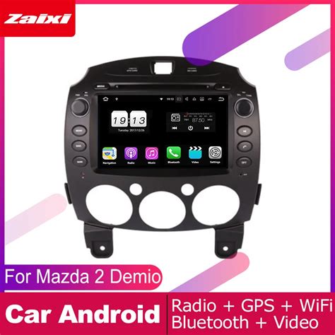 Reproductor Multimedia con Android y navegación GPS para Mazda 2 Radio